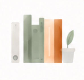 Ilustração da biblioteca